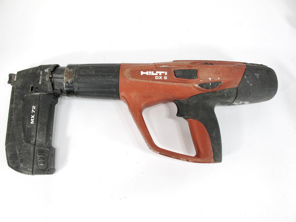 Hilti DX 5 Fully Automatic Powder Actuated Fastening Tool, & MX 72 Magazine