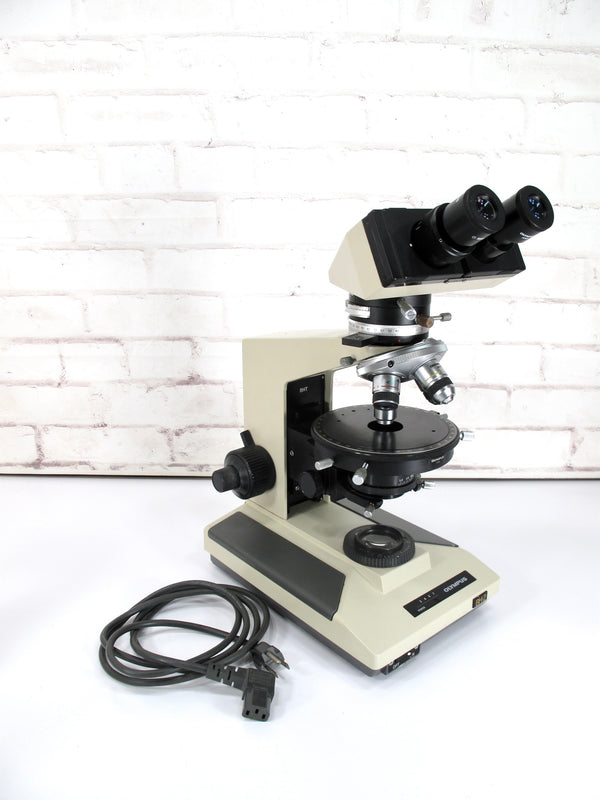 Olympus Microscope BH-2 with Binocular Head & 4x, 10x, 40x Objectives BH2