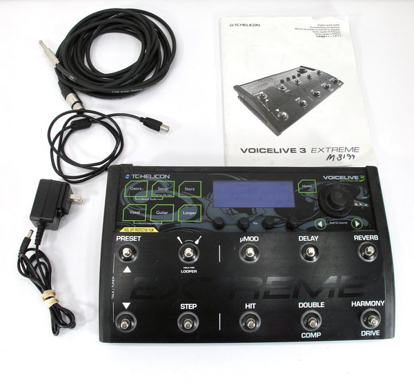 TC HELICON VoiceLive 3 Extreme Vocal and Guitar Multi-Effects Processor Pedal