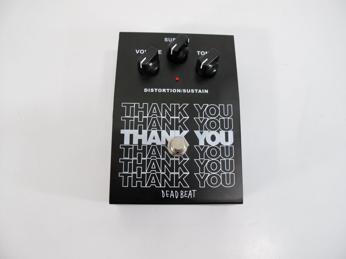 deadbeat pedals Dead Beat Thank You Guitar Distortion Sustain Effects Pedal – ZeereeZ