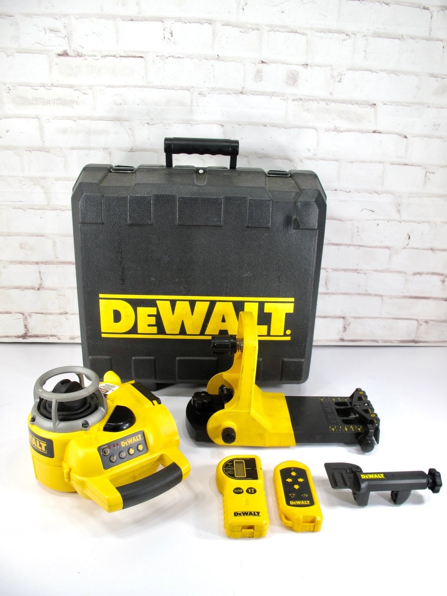 Dewalt DW077 Self Leveling Rotary Laser Construction Level With Remote Dewalt dw077 self leveling rotary laser construction level with remote