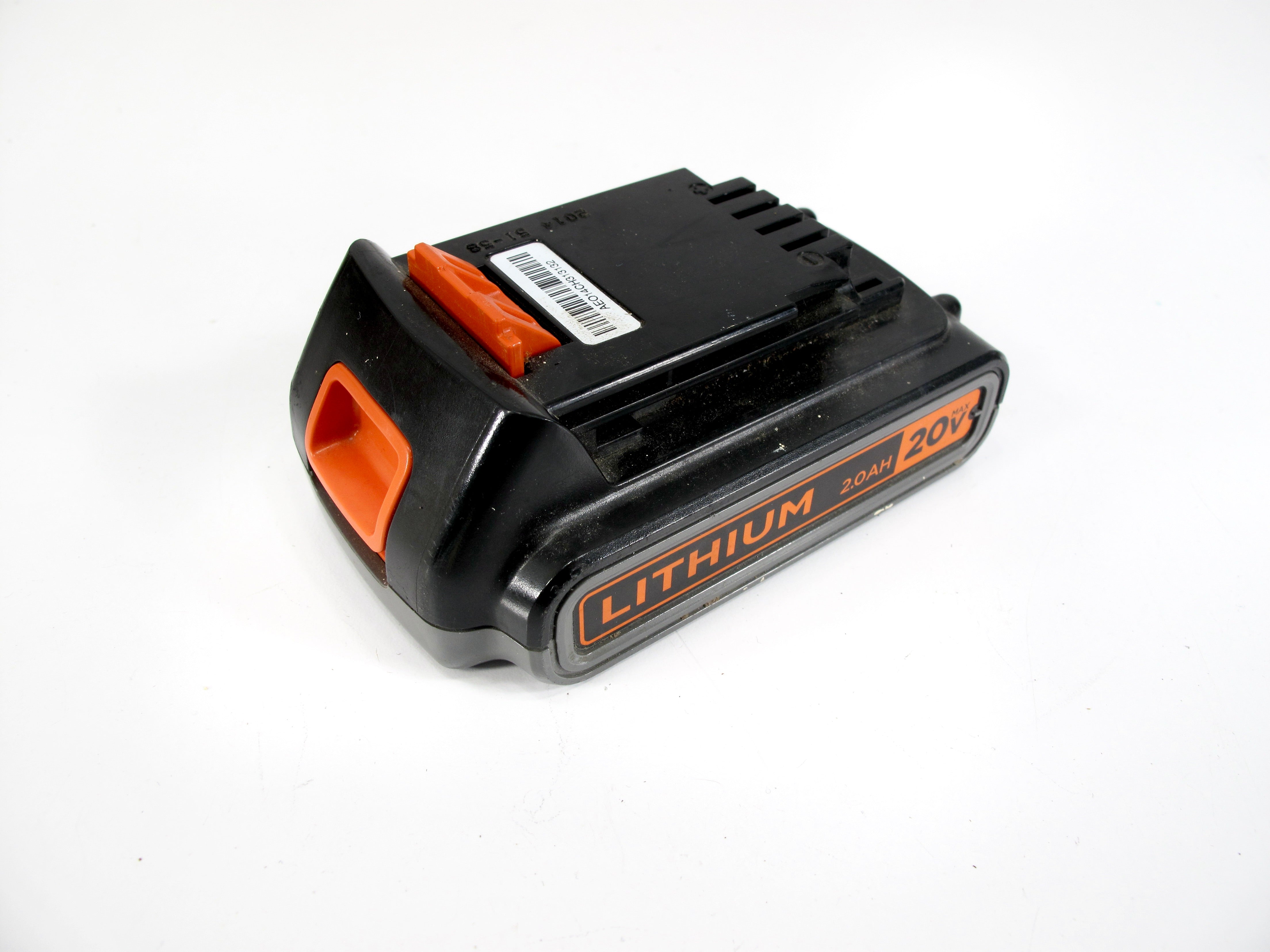 Black & Decker Genuine LBXR2020 20V Max 2.0 AH Lithium-Ion Battery