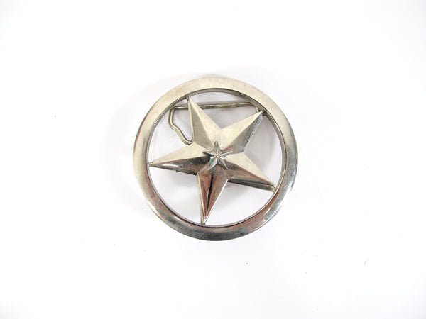 Silver Star 2004 Texas State Spinning Belt Buckle