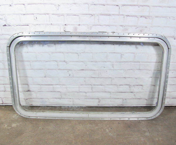 Airstream Single Pane Glass Rear Window Assembly for Mid 1970s Trailers 43-1/2"