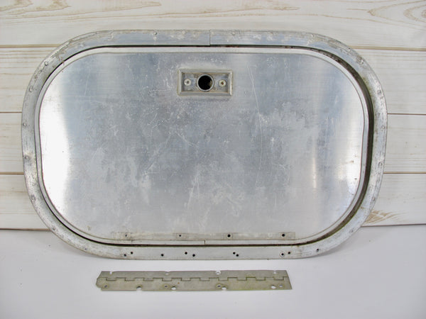 Airstream Vintage Trailer Storage Access Door Hatch Assembly 11 x 18-1/2
