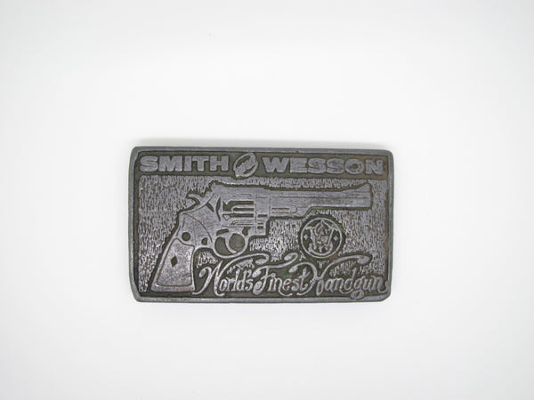 Smith & Wesson Worlds Finest Handgun Vintage Belt Buckle