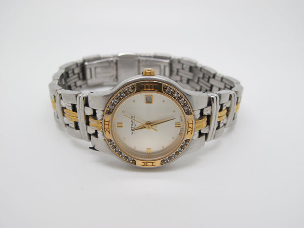 Wittnauer Ladies 12R12 Laureate Two-Tone Stainless Steel Diamond Accent Watch