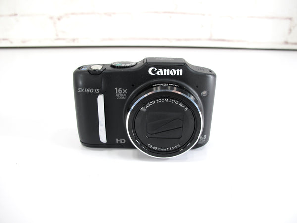 Canon PowerShot SX160 IS 16.0 MP HD 3.0" LCD 16x Optical Zoom Digital Camera