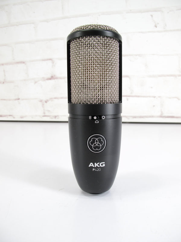 AKG P420 Multi-Patter Large Diaphragm Studio Condenser Recording Mic Microphone