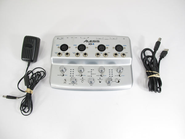 Alesis iO4 4 in/out 24bit Audio MIDI Recording USB Interface