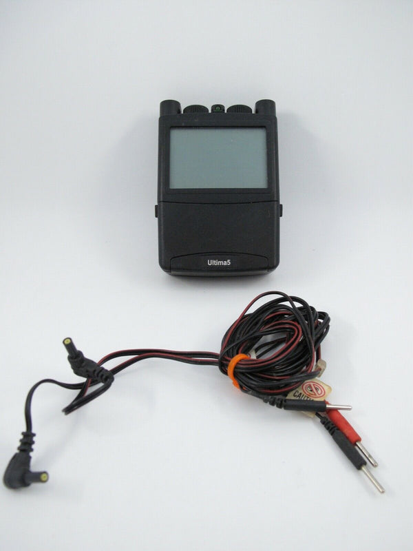 Ultima 5 Digital Dual Channel TENS Unit Nerve Stimulation 5 Modes w/ Timer
