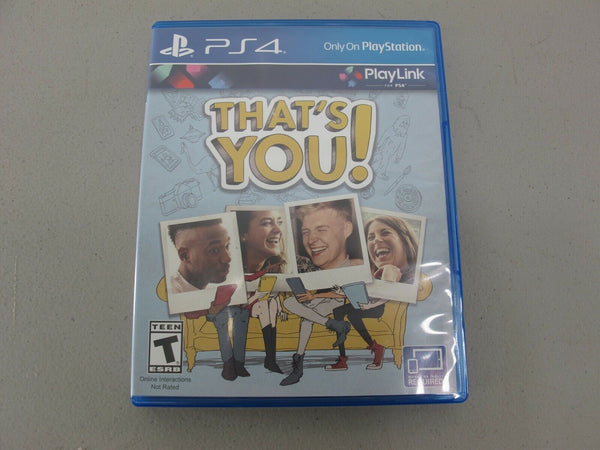 That's You! PlayStation 4 PS4 Video Game