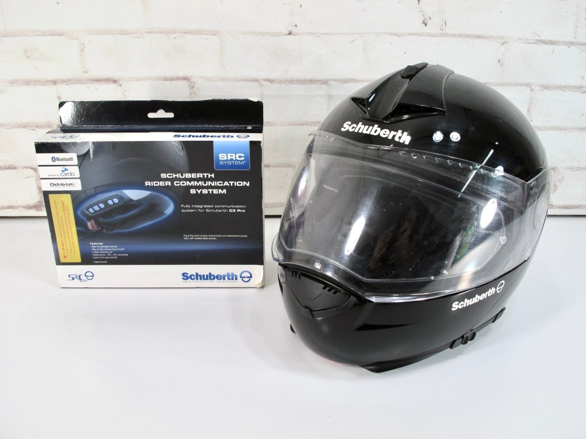 schuberth c3 pro classic flip up helmet Schuberth C3 Pro Flip Front Motorcycle Helmet 59cm L 7-3/8 w/ SRC Syst – ZeereeZ