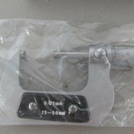 25 - 50mm 0.01mm Grad. Metric Outside Micrometer Machinist Caliper - ZeereeZ