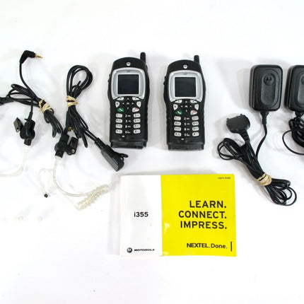 2x Motorola i355 (Direct Talk - Nextel) 2 - Way Radio PTT No Service Required - ZeereeZ