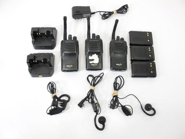 3 Vertex Bearcom BC95 Two Way Radios and Accessories Untested - ZeereeZ