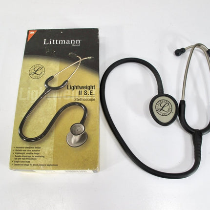 3M Littmann Classic II SE Black Light Weight Stethoscope 2459 - ZeereeZ