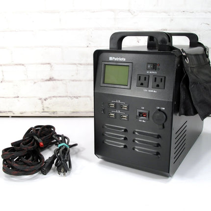 4 Patriots 1800 Solar Panel or AC Charged 1800W Off Grid Power Generator - ZeereeZ