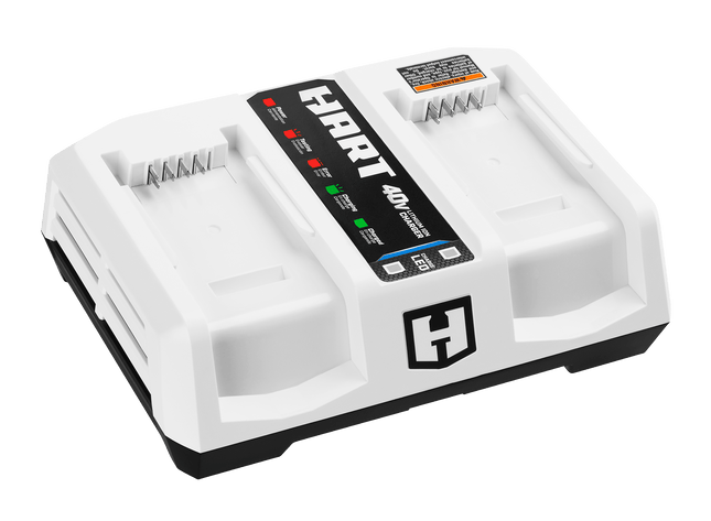 HART HLCG031VNM 40-Volt Dual Port Fast Charger for HART 40V Batteries