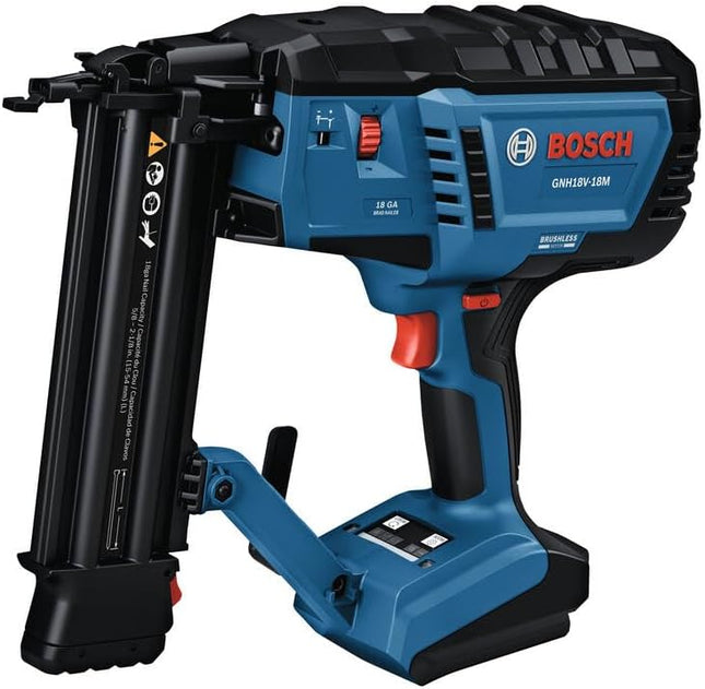 Bosch GNH18V-18MN 18V Cordless 18-Gauge Brushless Brad Nailer Nail Gun