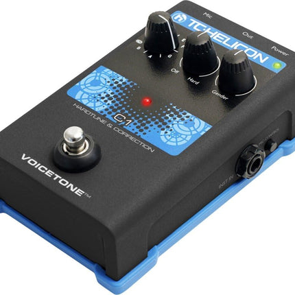 TC Helicon Voicetone C1 Hardtune & Correction Auto Tune Vocal Effect Pedal