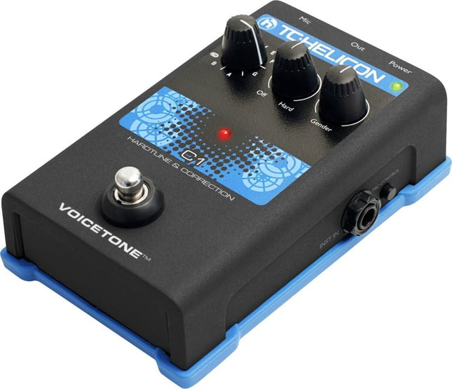 TC Helicon Voicetone C1 Hardtune & Correction Auto Tune Vocal Effect Pedal