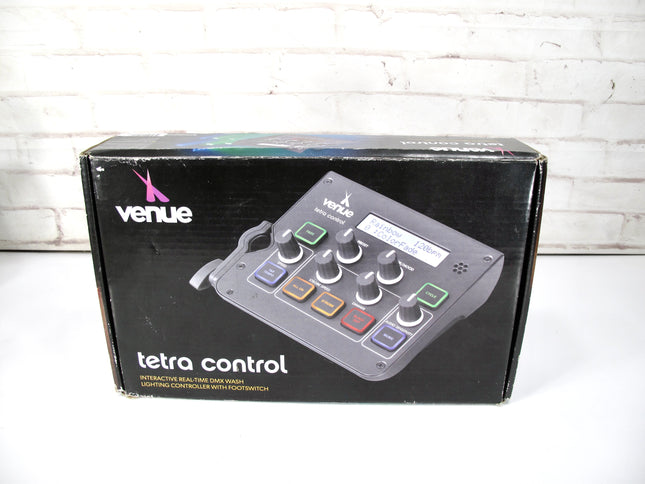 Venue Tetra Control Light Conductor Intuitive DMX Controller and Footswitch