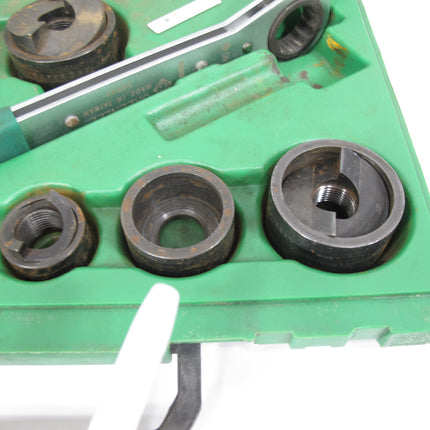 Greenlee 7238SB Slug Buster Knockout Punch Set Kit 1/2”- 2” Conduit Size