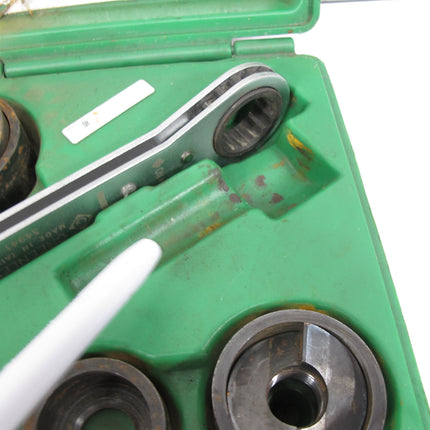 Greenlee 7238SB Slug Buster Knockout Punch Set Kit 1/2”- 2” Conduit Size