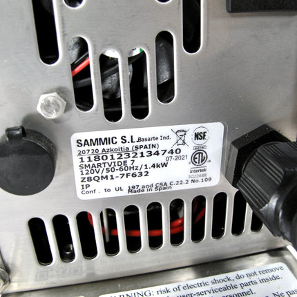 Sammic SMARTVIDE7 Commercial High-Precision Sous Vide Immersion Circulator