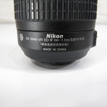 Nikon AF-S 55-200mm f/4-5.6 G DX SWM VR ED IF Nikkor Telephoto Zoom Camera Lens