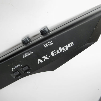 Roland AX-EDGE-B 49 Key Portable Keyboard Synthesizer Black Silver Keytar