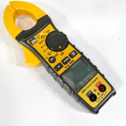 IDEAL 61-737 400Amp 600V AC/DC Digital TRMS Clamp Meter with NCV and Temp Audible Alert