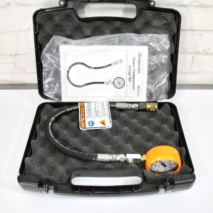 Snap On MT33C Diesel Compression Gauge W/ Extra Adapter