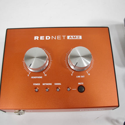 Focusrite RedNet AM2 Dante Headphone Amp Line Out Interface