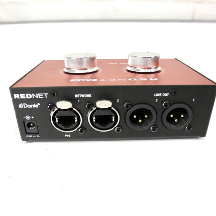 Focusrite RedNet AM2 Dante Headphone Amp Line Out Interface