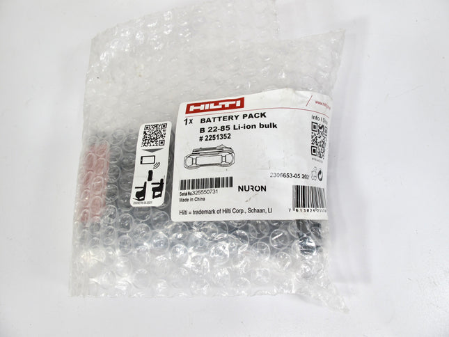 Hilti B 22-85 Li-ion NURON 4.0AH Compact  Power Tool Battery Pack