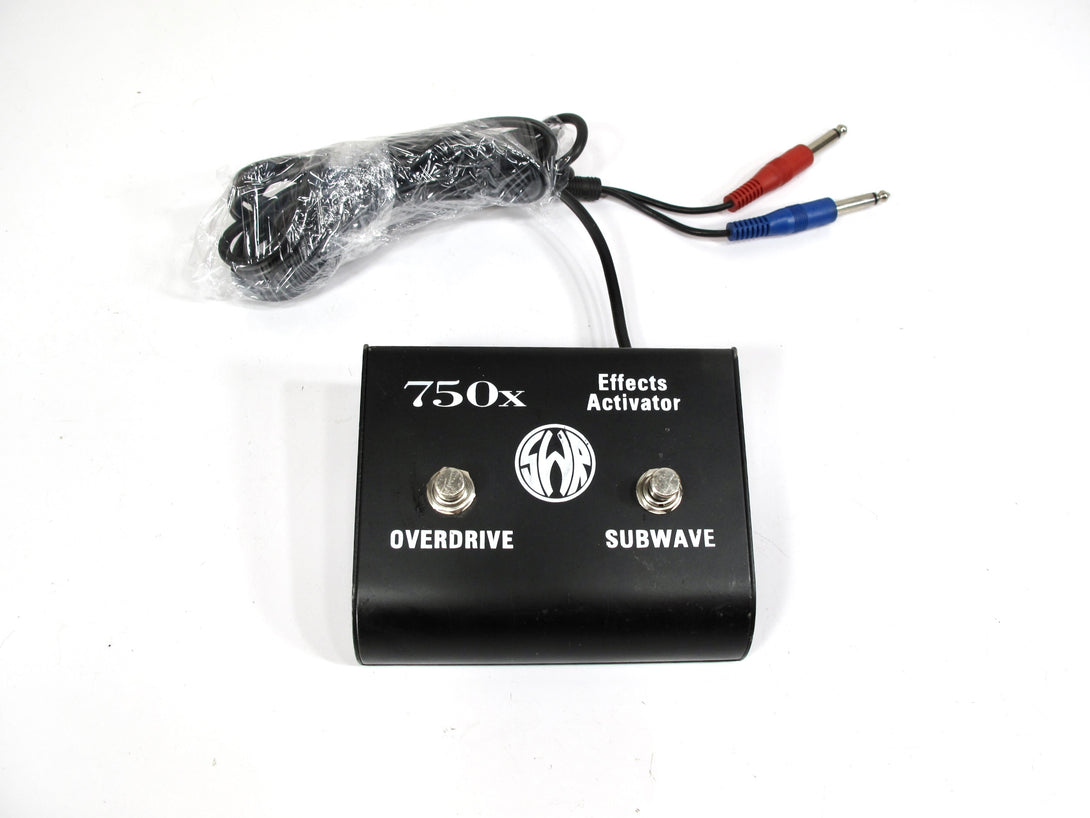 SWR 750x Bass Guitar Head Switch Overdrive & Subwave Amp Footswitch ...