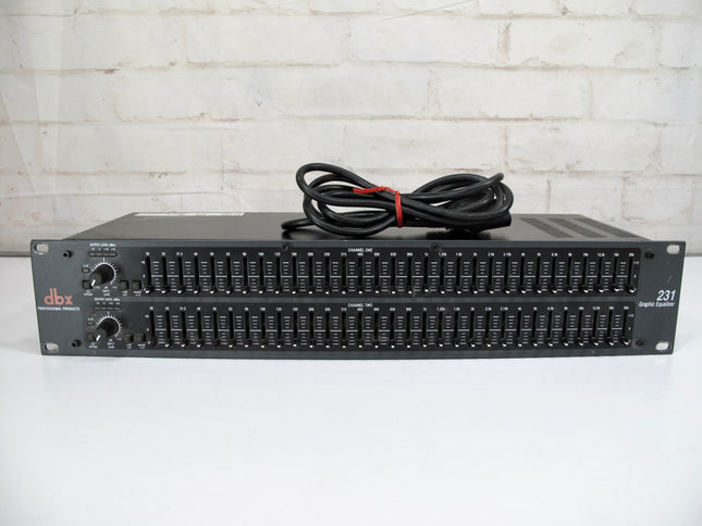 DBX 231V Dual Channel 31 Band Rack Mount Equalizer EQ
