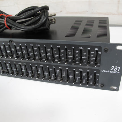 DBX 231V Dual Channel 31 Band Rack Mount Equalizer EQ
