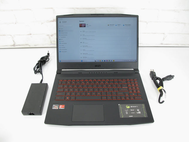 MSI Bravo 15 15.6" 512GB SSD AMD Ryzen 5 3.30 GHz 8GB RX5500M Laptop
