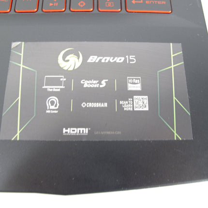 MSI Bravo 15 15.6" 512GB SSD AMD Ryzen 5 3.30 GHz 8GB RX5500M Laptop