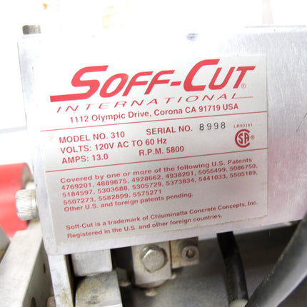 Soff-cut 310 Electric Concrete Early Entry Saw