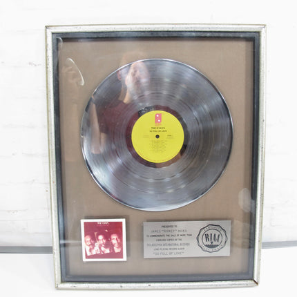 RIAA Genuine Platinum Record for The O'jays So Full of Love 1971 Original