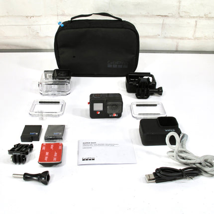 GoPro Hero 7 Black Edition 4K Video Action Camera w/ Accessories