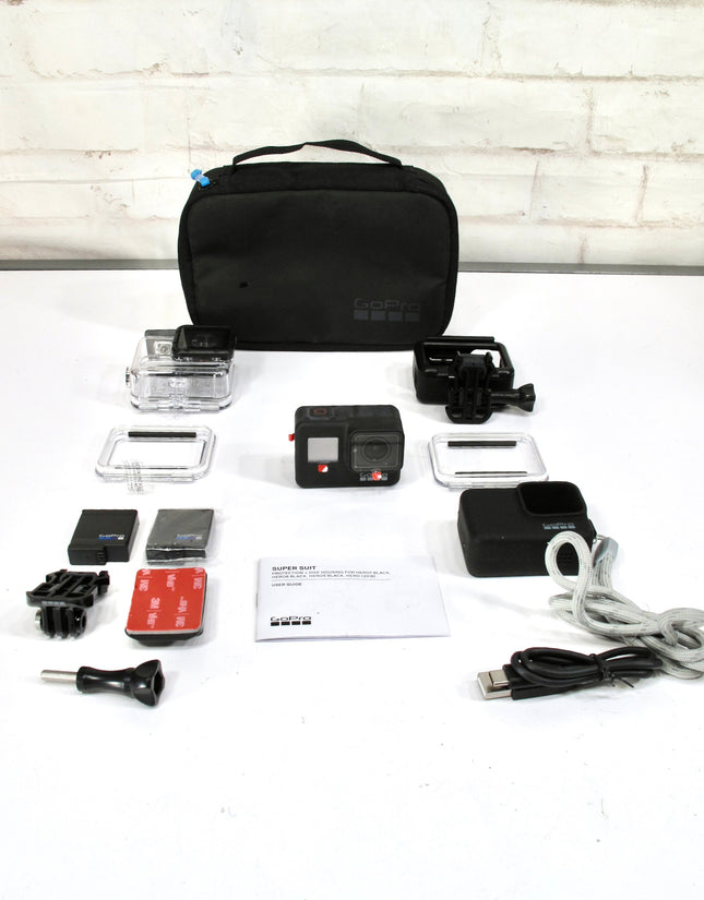 GoPro Hero 7 Black Edition 4K Video Action Camera w/ Accessories
