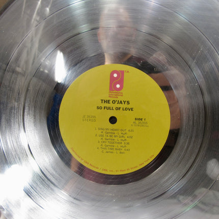 RIAA Genuine Platinum Record for The O'jays So Full of Love 1971 Original