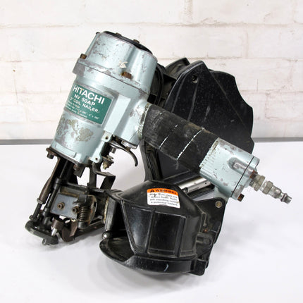 HITACHI NV 50AP2 2" Pneumatic Air Coil Nailer with Plasti-Tacker Plus