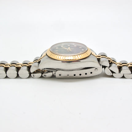 Rolex Oyster Perpetual Two Tone 18k Gold/SS Diamond Ladies Automatic Watch 76193