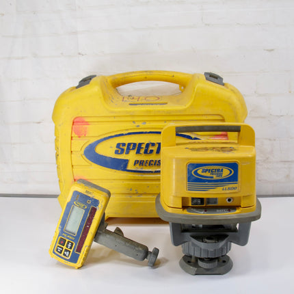 Spectra Precision LL500 Long Range Self-leveling Laser Level w/ HL700 Receiver